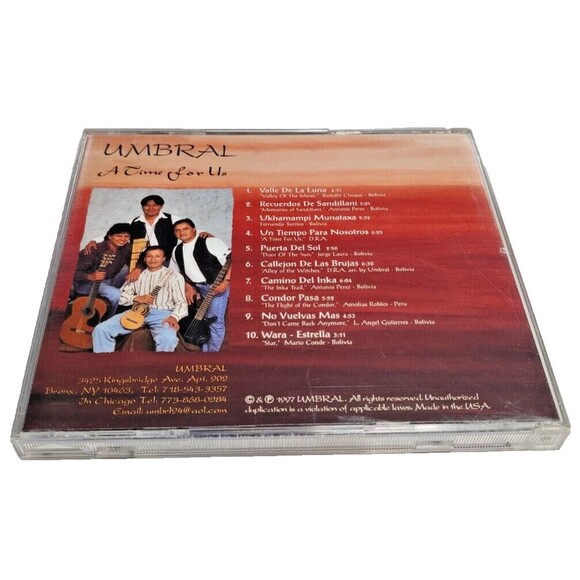 Umbral "A Time For Us" CD -1997 - Picture 2 of 3